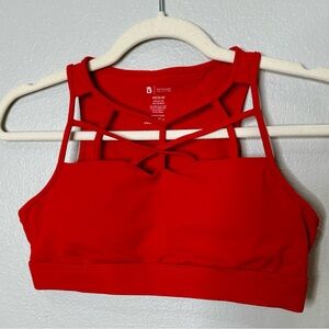 BuffBunny Bold Red Sports Bra